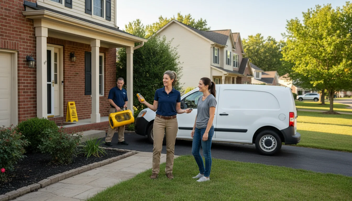 Residential water damage restoration in Utica, NY